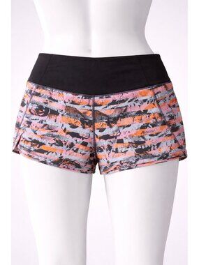 Lululemon size 6 Run Times short inversion multi-print Women's Athletic